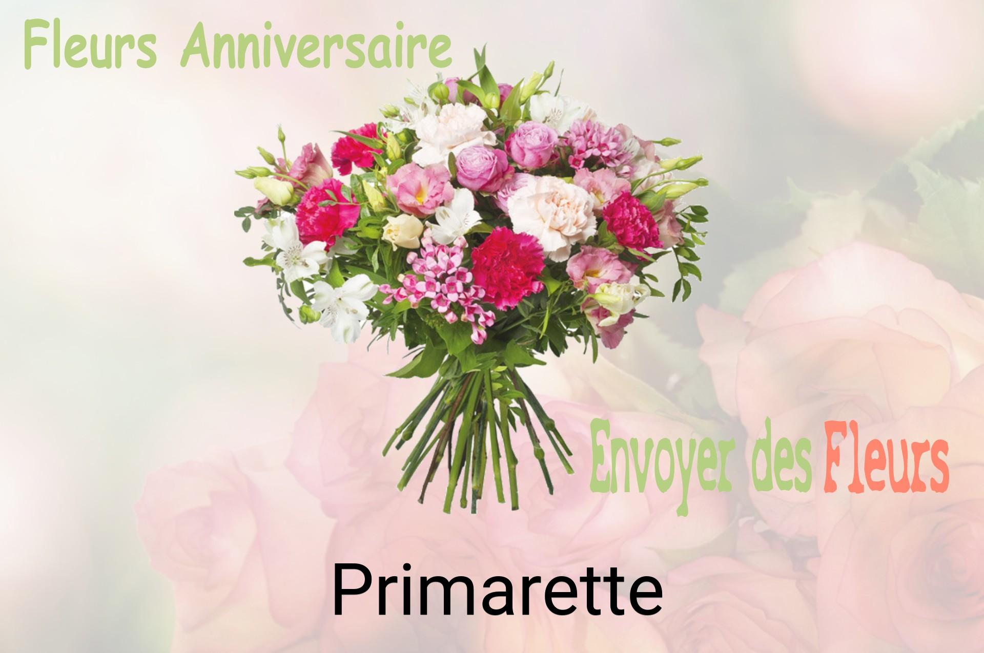 Bouquet de fleurs d’anniversaire livré à Primarette
